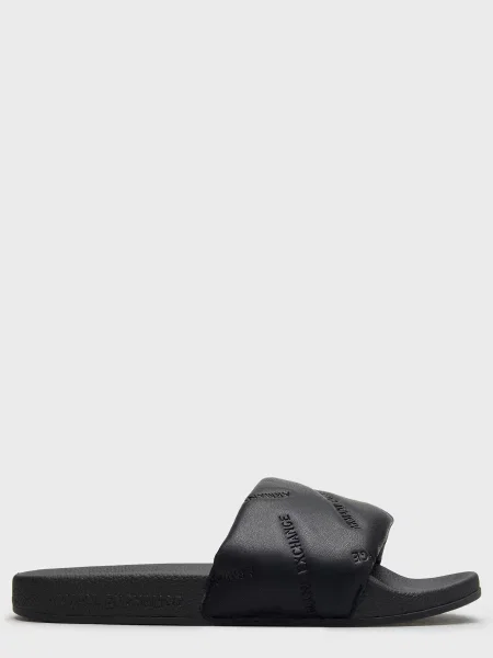 Шлепанцы Armani Exchange черные