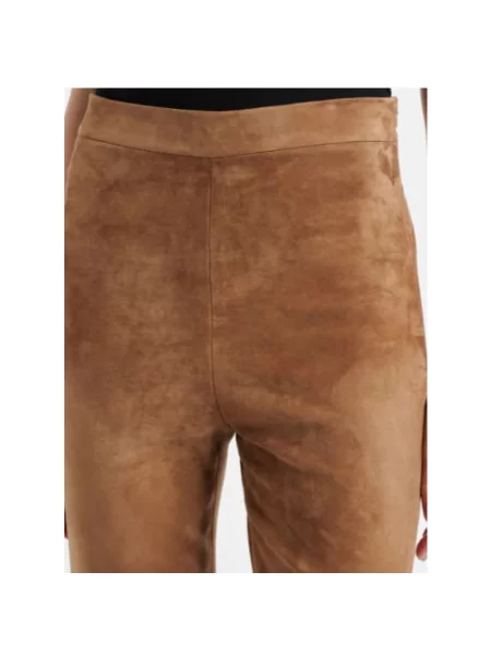 Spodnie Max Mara brązowe