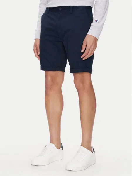 Къс панталон Tommy Jeans тъмносиньо синьо