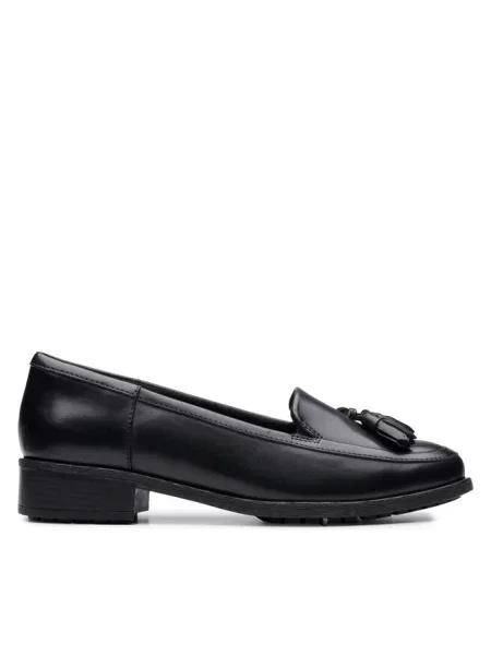 Loafersy Clarks czarne