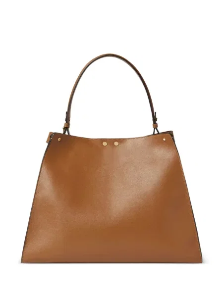 Geantă shopper Fendi din piele maro