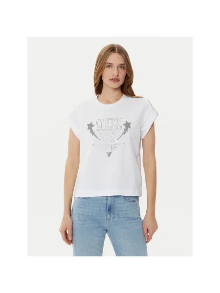Guess Póló Regular Fit fehér