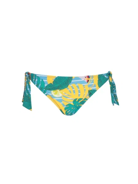 VIVID Bikinio kelnaitės šviesiai mėlyna / geltona / nefrito balta