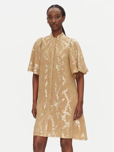 Bruuns Bazaar Сукня-сорочка Philly бежевий