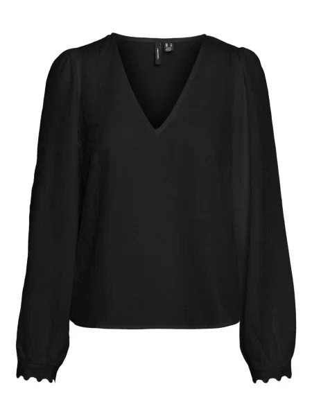 VERO MODA Bluză MALI' negru