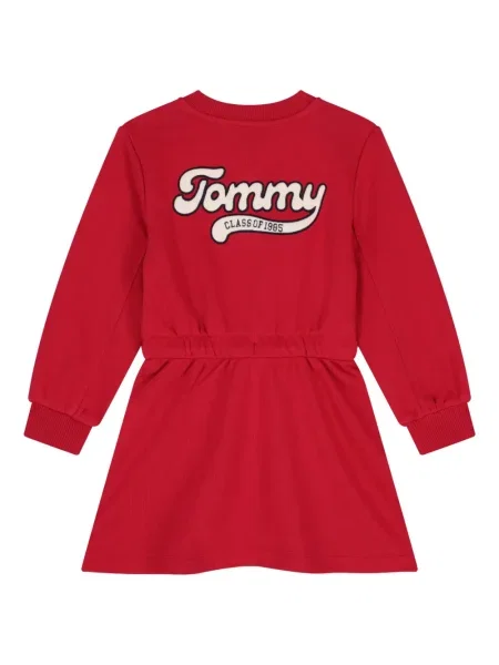 Sukienka dziecięca Tommy Hilfiger czerwona