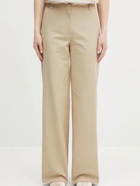 A.P.C. pantaloni pentru femei din pantalon margaret bej