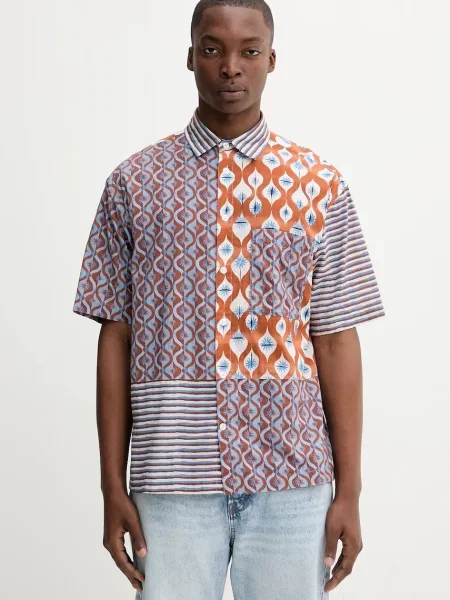 Desigual cămașă din VICENTE cu guler clasic relaxed albastru