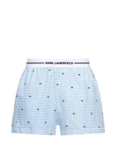 Pantaloni scurți Karl Lagerfeld albastru
