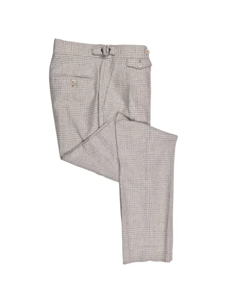 Costum Brunello Cucinelli în carouri gri
