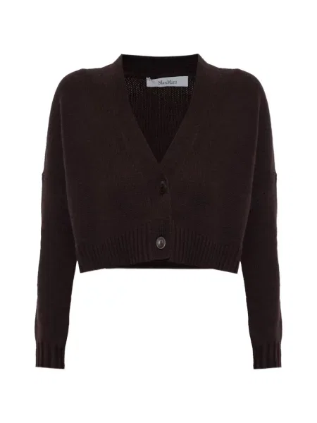 Cardigan Max Mara de lână maro