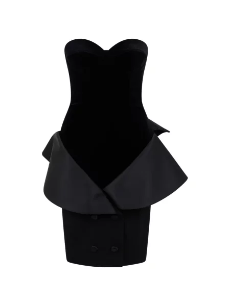 Rochie mini Moschino drapată negru