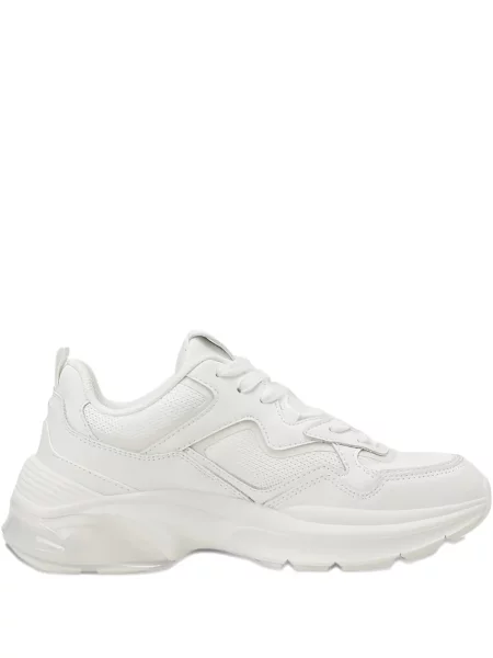 Sneakerși Marc O'polo cu șireturi din dantelă chunky alb