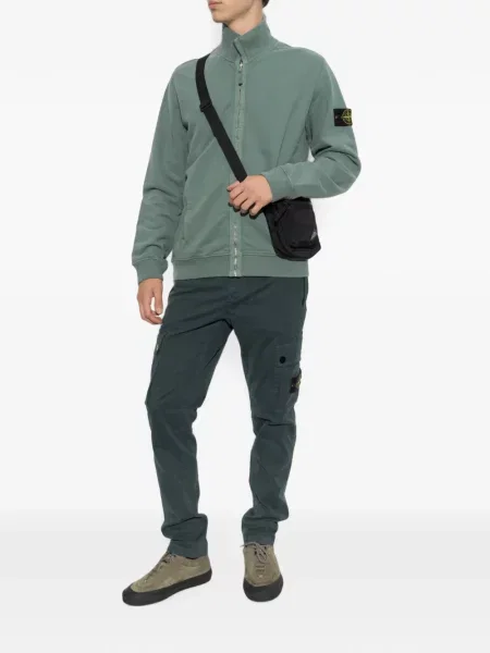 Pulover Stone Island cu strasuri verde