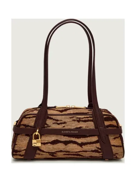 Elisabetta Franchi Geantă pe umăr bej