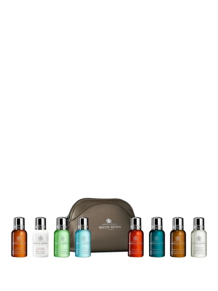 Molton Brown The Classic Explorer Body & Hair Mini Travel Bag brązowy