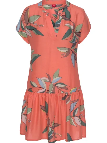 S.Oliver Dolga srajca / korala zelena