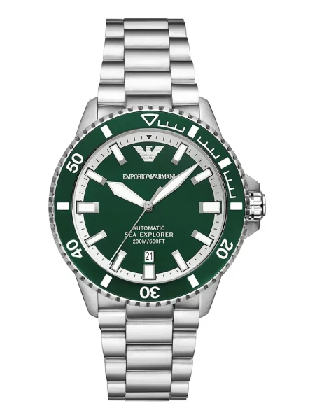 Emporio Armani zegarek srebrny