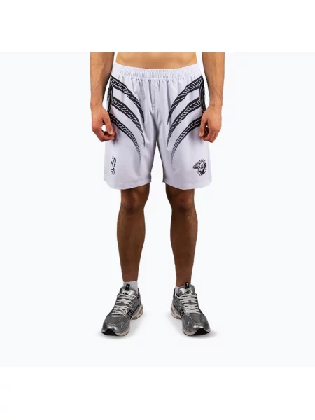 Тренувальні шорти Venum x Mike Tyson Tiger Training optical white/deep black білі