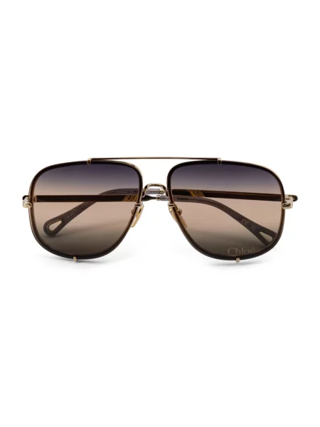 Chloé Akcesoria Kobieta ONE SIZE Okulary przeciwsłoneczne Aviator żółty