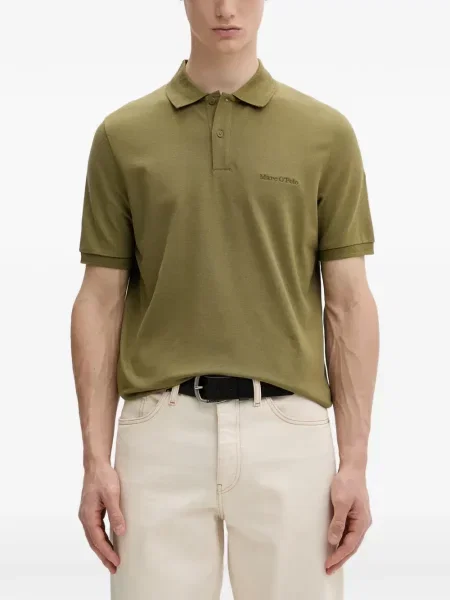 Tricou polo Marc O'polo cu autograf verde