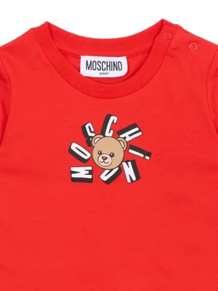 Koszulka dziecięca Moschino czerwona