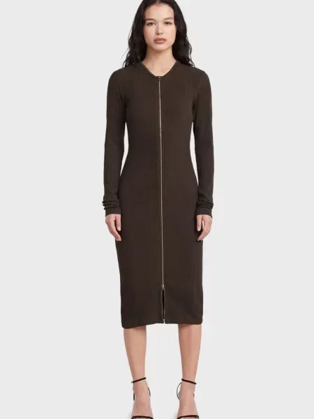 Сукня G-star Raw коричнева