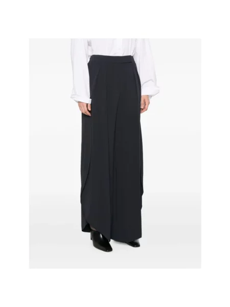 Spodnie Max Mara niebieskie