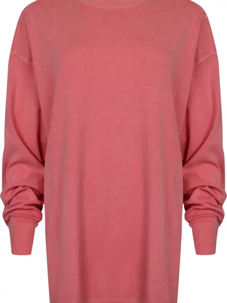 Pulover Reebok s kapuco roza