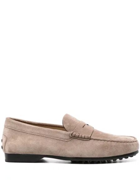 Pantofi loafer Tod's din piele de căprioară