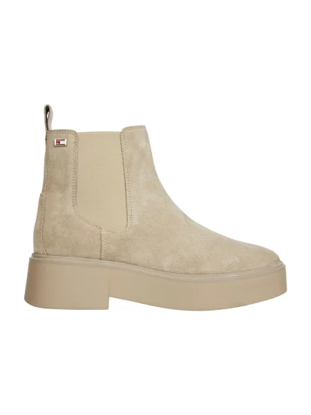 Sztyblety Tommy Hilfiger zamszowe beżowe