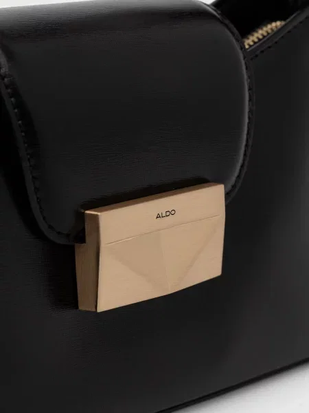 Кожаная сумка хобо Aldo
