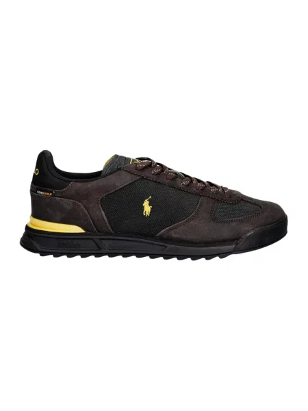 Sneakersy Polo Ralph Lauren skórzane czarne
