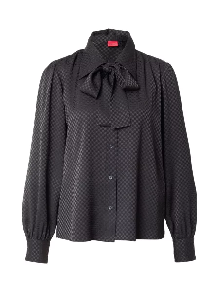 HUGO cămașă cu guler clasic regular negru