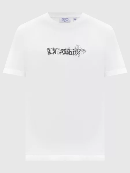 Футболка Off-white с принтом белая