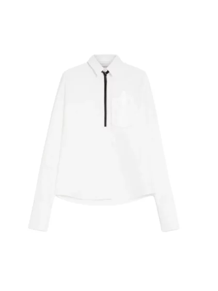 Bluzka Sportmax popelinowa biała
