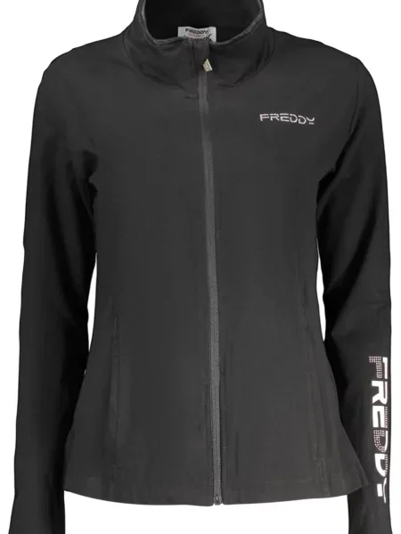 Bluza z kapturem Freddy z kapturem czarna