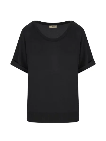 Tricou Herno plisat negru