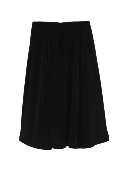 Fustă Yohji Yamamoto din crep evazată negru