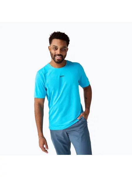 Бігова футболка Brooks Highpoint blazing blue/atomic blue синя
