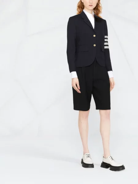 Vienakrūtis švarkas Thom Browne mėlyna
