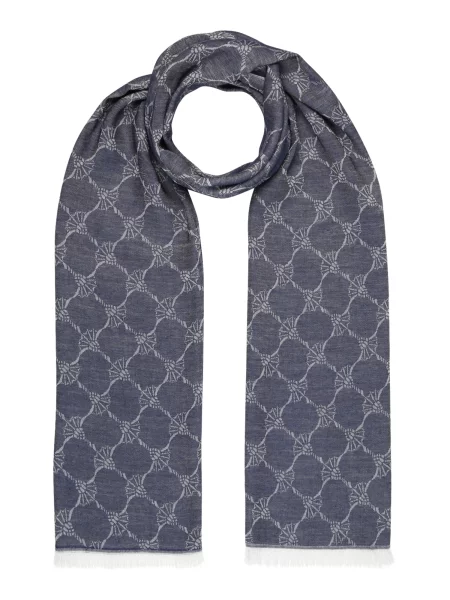 JOOP! Šal Ferdis marine / svetlo siva bela