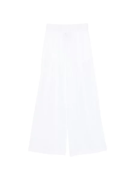 Pantaloni Semicouture alb