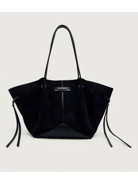 Karl Lagerfeld Shopper táska K/PIERCED' fekete