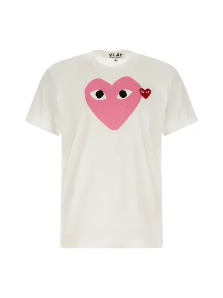 Koszulka Comme Des Garcons Play biała