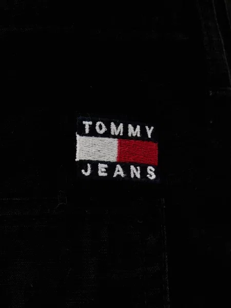 Tommy Jeans панталон карго мъжки от черно