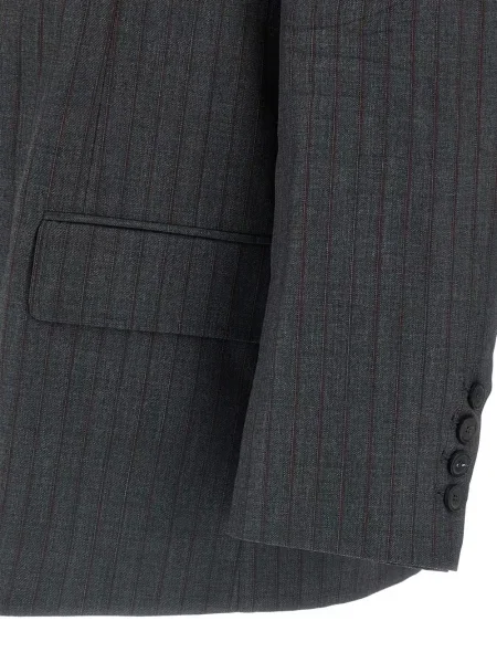 Sacou Balenciaga cu dungi gri