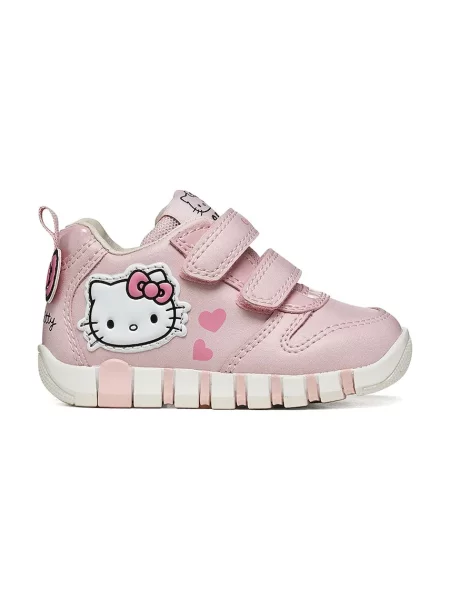 Geox IUPIDOO Hello Kitty sneakers pentru copii roz