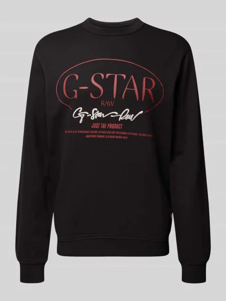 Bluza z nadrukiem z logo czarna