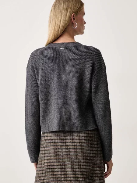 Twinset sweter z wełną szary